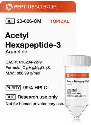 Acetyl Hexapeptide-3 (Argireline) 200mg (Topical)