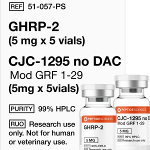 GHRP-2 (5mg x 5) and CJC-1295 no DAC (5mg x 5)