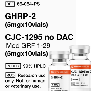 GHRP-2 (5mg x 10), CJC-1295 no DAC (5mg x 10)